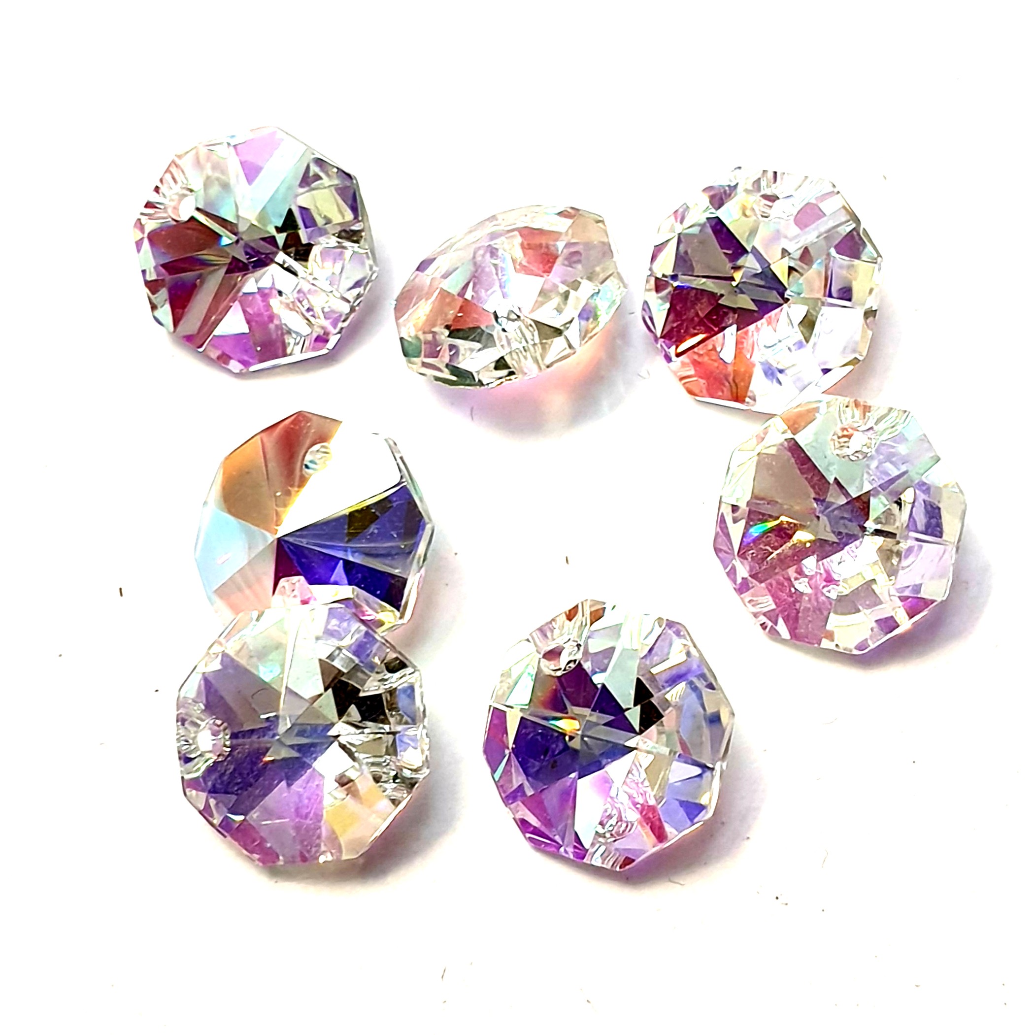 Preciosa Pendant Octagon Crystal AB