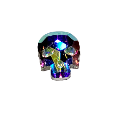 Aurora Skull - close up Crystal AB