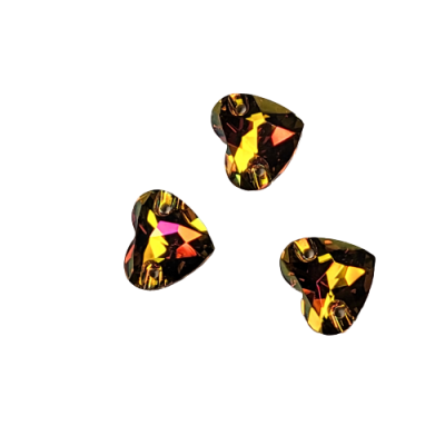 Aurora Crystal Astral Pink Sew On Hearts - Photo by RhinestonesOnline Aurora Crystal Astral Pink Sew On Hearts - Photo by RhinestonesOnline