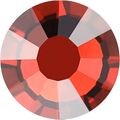 Aurora flatback rhinestone - Padparadscha - stock pic