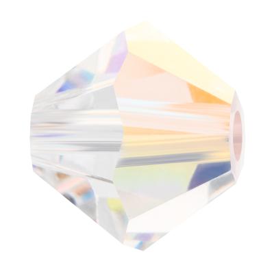 Preciosa Rondell (Bicone) Crystal AB