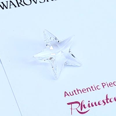 Authentic Swarovski Swarovski 6714 Star Pendant - Crystal 20mm Top View