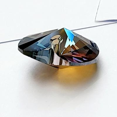 Authentic Swarovski Crystal from Rhinestones Online Swarovski 6228 Xilion Heart Pendant - Crystal Bronze Shade 14mm