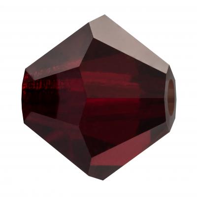 Preciosa Rondelle bead (bicone) Garnet Preciosa Rondell (Bicone) Garnet