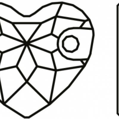 Aurora Sew On Heart Diagram