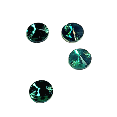 Aurora Rivoli Sew On Emerald photograph by Rhinestones Online Aurora Rivoli Sew On Emerald photograph by Rhinestones Online