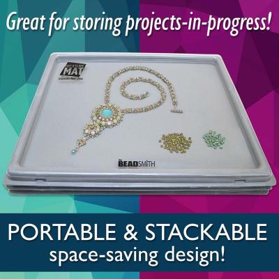 Beadsmith Treasure Mat Tray with Lid from Rhinestones Online
