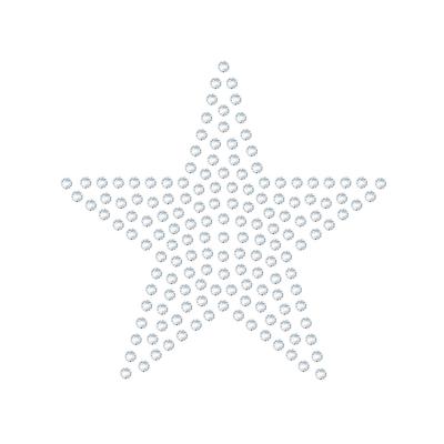 Preciosa Crystal transfer solid star Preciosa Crystal transfer star
