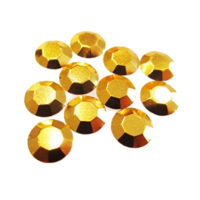CURVE Smooth Rhinestuds 5x10mm Hot Fix  GOLD color 1gr 