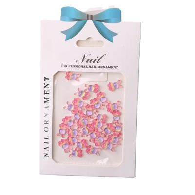 Gummy Rabbit Glass Nail Art Pink Easter Bunny