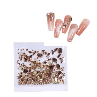 K9 Glass Nail Art Shapes - Apricot Rhinestones Online Crystal Tips
