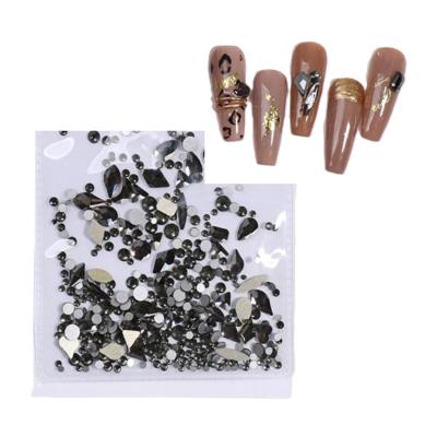 K9 Glass Nail Art Shapes - Black Diamond Rhinestones Online Crystal Tips