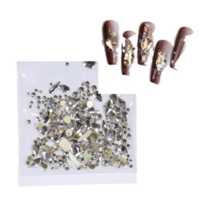 K9 Glass Crystal Nail Shapes - Champagne Rhinestones Online Crystal Tips Nail Shapes