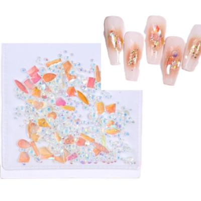 K9 Glass Nail Art Shapes - Iridescent Rhinestones Online Crystal Nail tips