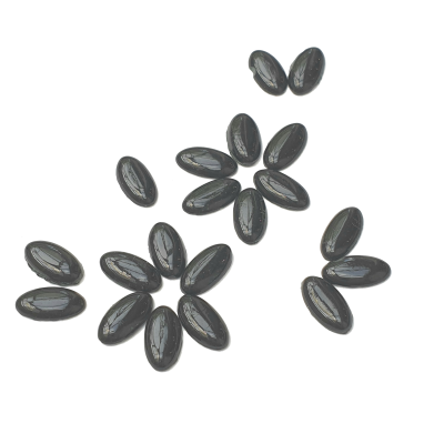 Rhinestones online Jet Ovals - AAA Grade Glass Shapes Jet Ovals - AAA Grade Glass Shapes