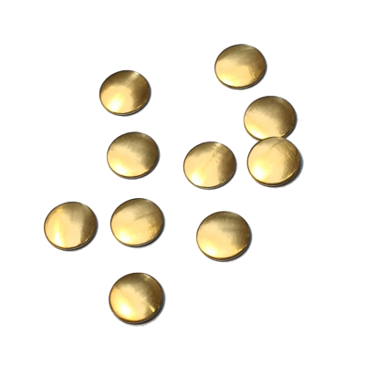 Round Nailheads - Matte Gold