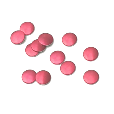 Round Nailheads - Matte Red