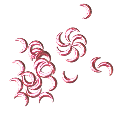 Rhinestones online Moons - Pink Moons - Pink