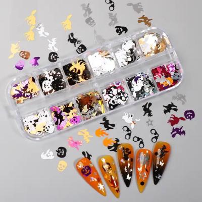 Rhinestones Online Halloween Nails