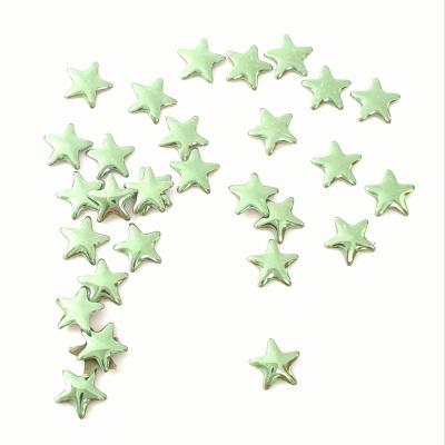 Stars Light Green Nailheads