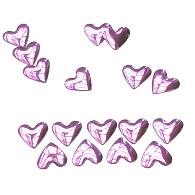 Light Purple Heart Nailhead