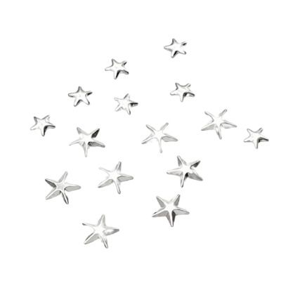 Rhinestones online Stars - Bright Silver Stars - Bright Silver