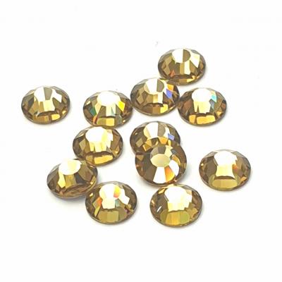 Preciosa VIVA12 Flatback - Gold Beryl pic 2