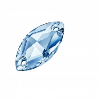Preciosa Sew On Light Sapphire Discontinued Preciosa Light Sapphire Navette Sewon