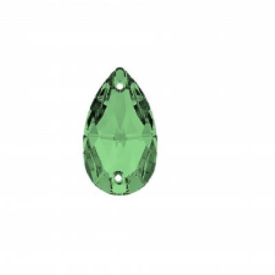 Preciosa Emerald Sew On Pear Shape Preciosa Emerald Pearshape