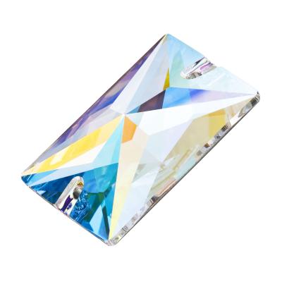 Preciosa Rectangle - discontinued Crystal AB sew on rhinestonesonline Preciosa Rectangle - discontinued Crystal AB sew on rhinestonesonline