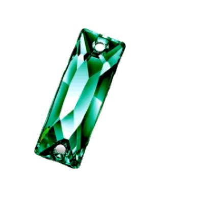 Preciosa Slim Baguette - Emerald sew on discontinued Preciosa Slim Baguette - Emerald discontinued