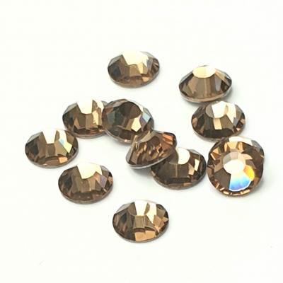 Rhinestones online Preciosa VIVA12 Flatback - Smoked Topaz pic 2 Preciosa VIVA12 Flatback - Smoked Topaz pic 2