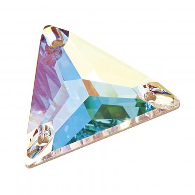 Preciosa Crystal AB sew on Triangle Preciosa Crystal AB Sew On Triangle