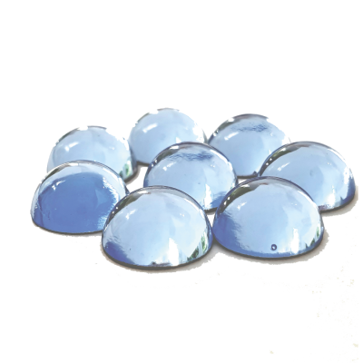 Rhinestones online Preciosa Transparent Round Cabochons - Light Sapphire Preciosa Transparent Round Cabochons - Light Sapphire