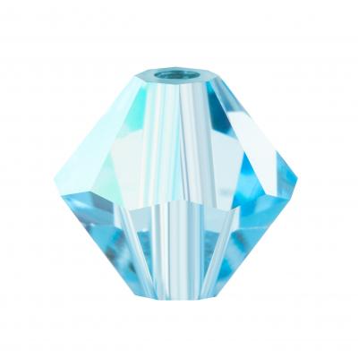 Preciosa Aquamarine AB Rondelle bicone bead
