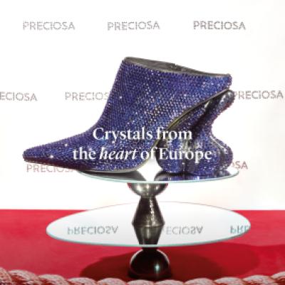 Preciosa Cobalt Blue ankle boots