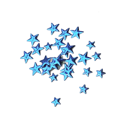 Rhinestones online Stars - Blue Stars - Blue