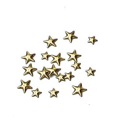 Rhinestones online Stars - Bright Gold Stars - Bright Gold