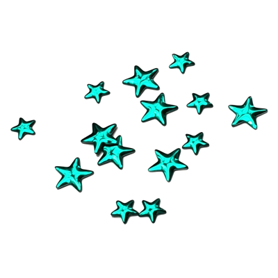 Rhinestones online Stars - Green Stars - Green