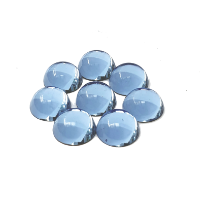 Rhinestones online Preciosa Transparent Round Cabochons - Light Sapphire pic 2 Preciosa Transparent Round Cabochons - Light Sapphire pic 2