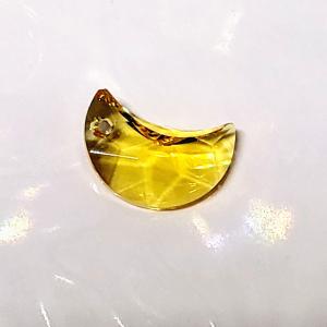 Swarovski 6722 Moon Pendant - Light Topaz 16mm
