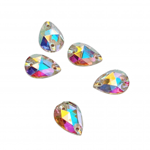 Rhinestones Online photograph of Aurora Pearshapes in Crystal AB