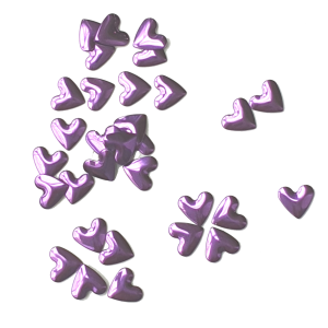 Hearts - Purple
