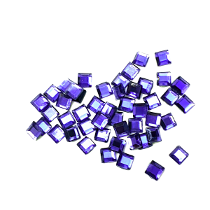 Sapphire Squares - AAA Grade Glass Shapes